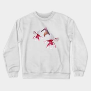 magnolia flower watercolor drawing Crewneck Sweatshirt